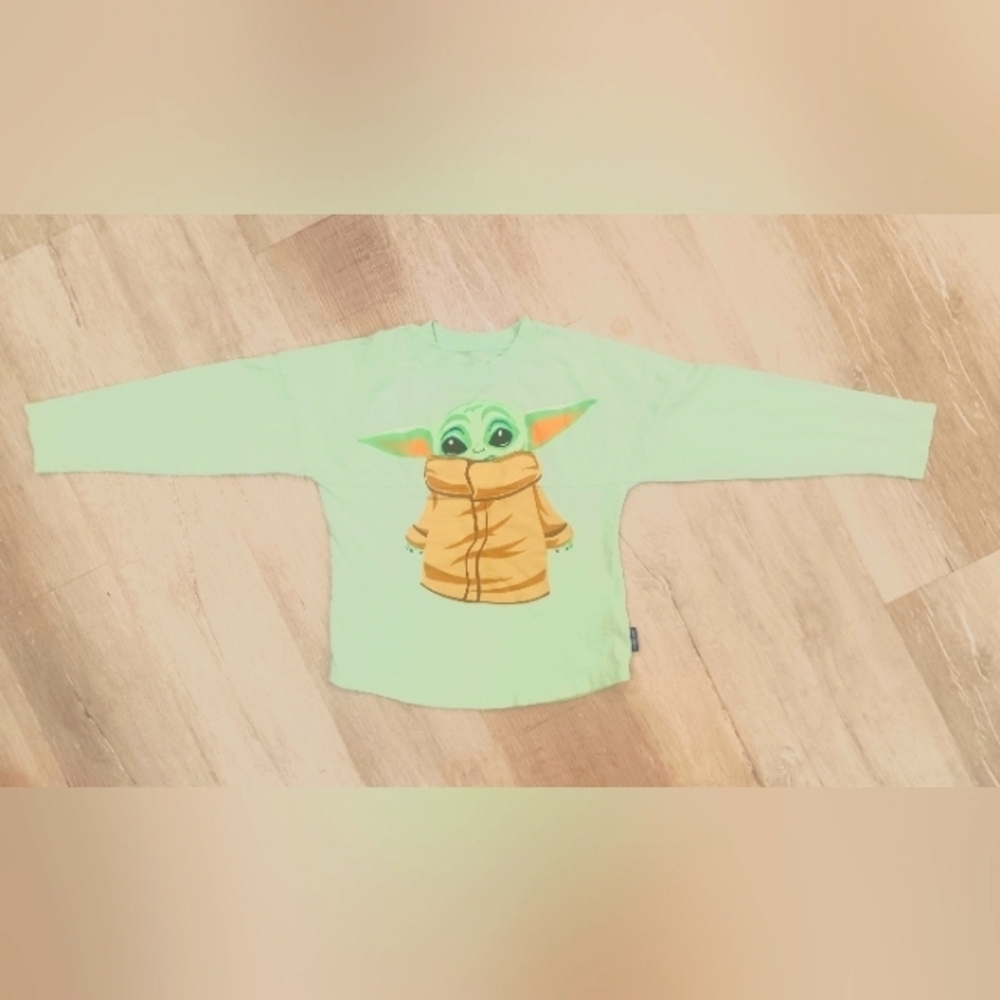 Disney Parks The Mandalorian Baby Yoda "The Child" Youth Spirit Jersey SzM